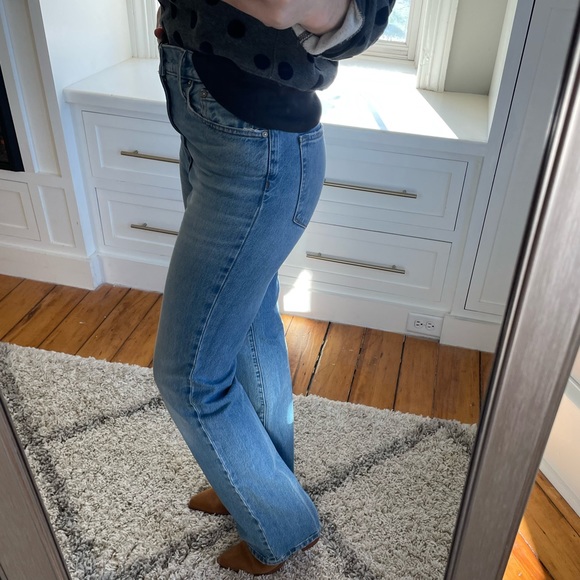 J.Crew Point Sur palisades flare jean in Indigo Ocean wash. - Picture 4 of 14